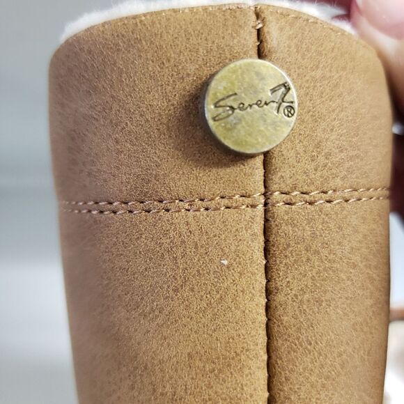 Seven7 Womens Hollis Duckboot Chocolate Size 7 - Picture 6 of 10